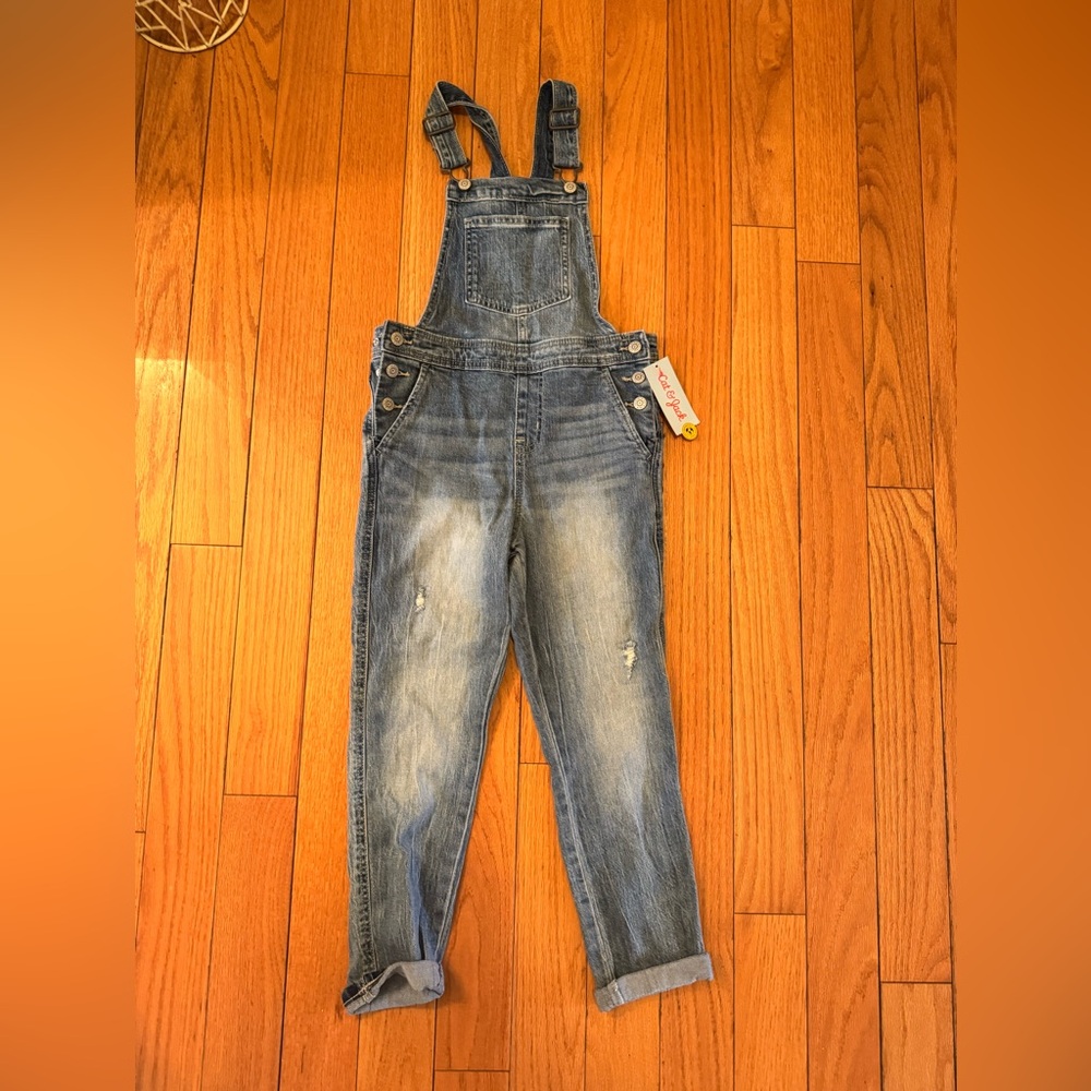 Cat & Jack Girls Overalls NWT Size Medium 8